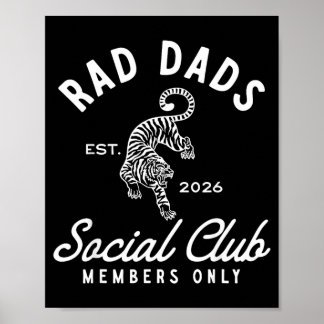 Rad Vintage Vader Gesticht 2026 Vaderdag Vader Lev Poster