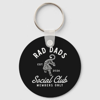Rad Vintage Vader Gesticht 2026 Vaderdag Vader Lev Sleutelhanger