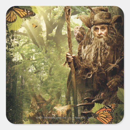 RADAGAST™ in Forest Vierkante Sticker (Voorkant)