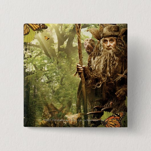 RADAGAST™ in het bos Vierkante Button 5,1 Cm (Voorkant)