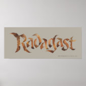 RADAGAST™-naam gestructureerd Poster (Voorkant)
