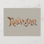 RADAGAST™-naam getextureerd Briefkaart (Voorkant)