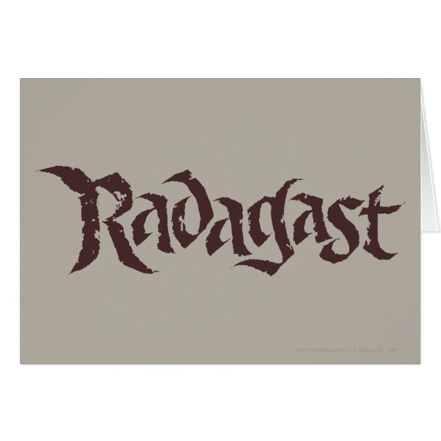 RADAGAST™ Name Solid (Voorkant Horizontaal)
