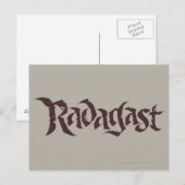 RADAGAST™ Name Solid Briefkaart (Voorkant / Achterkant)