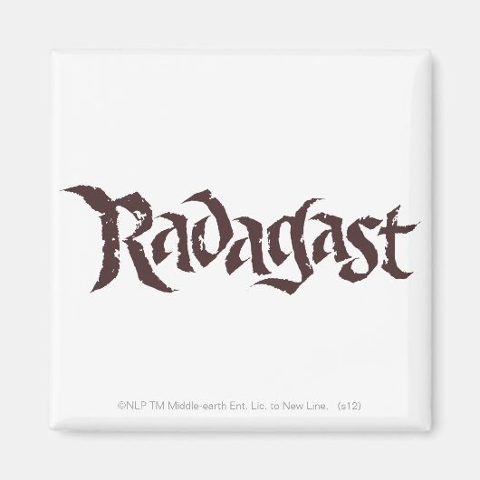 RADAGAST™ Name Solid Magneet (Voorkant)