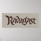 RADAGAST™ Name Solid Poster (Voorkant)