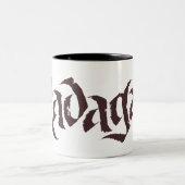 RADAGAST™ Name Solid Tweekleurige Koffiemok (Center)