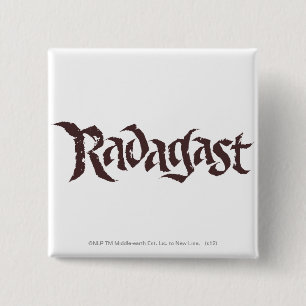 RADAGAST™ Name Solid Vierkante Button 5,1 Cm