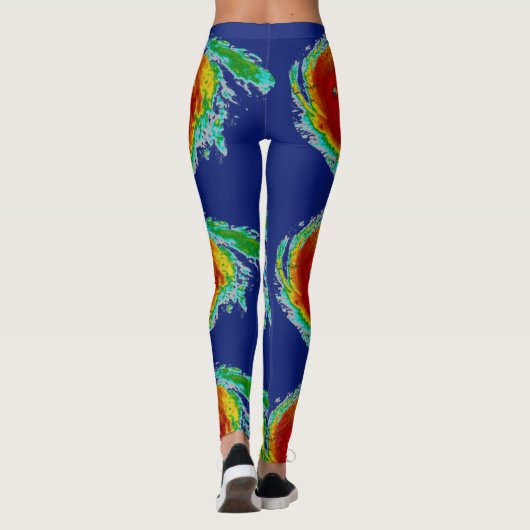 Radar Afbeelding van orkaan Irma Leggings (Achterkant)