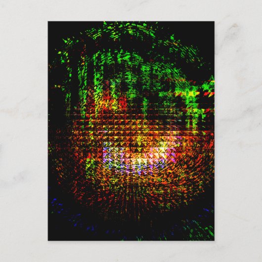 radar caleidoscoop briefkaart (Voorkant)