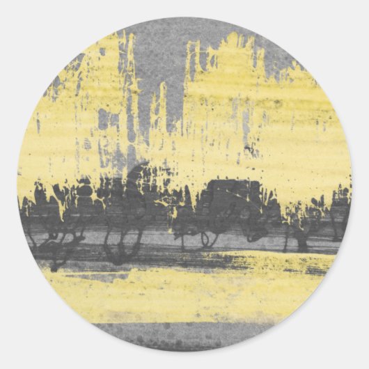 Radar II Ronde Sticker (Voorkant)