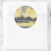 Radar II Ronde Sticker (Tas)