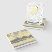 Radar II Stenen Onderzetter (Zijkant)