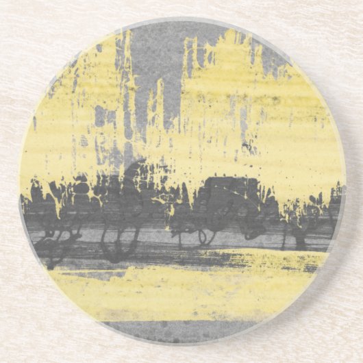 Radar II Zandsteen Onderzetter (Voorkant)