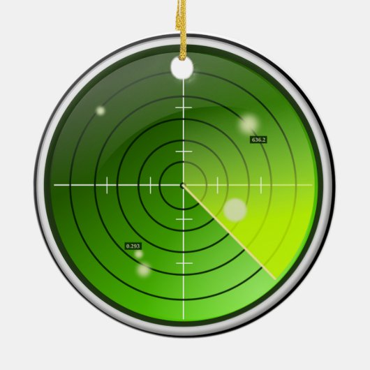 Radar Keramisch Ornament (Achterkant)