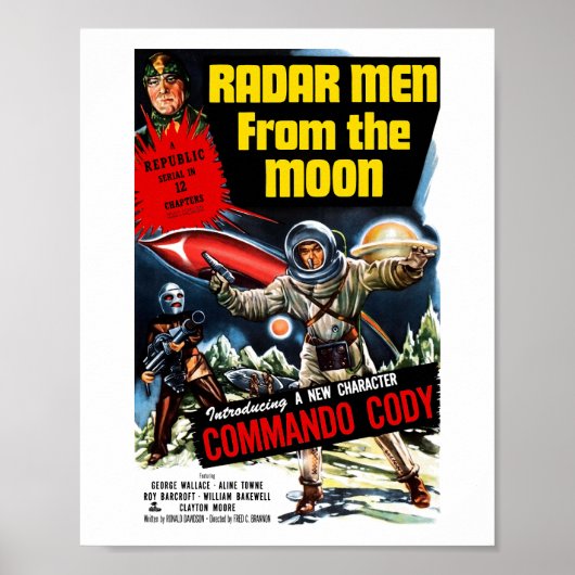 Radar Mannen vanaf de maan (1952) Poster (Voorkant)