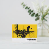 Radar Mast - Amber Visitekaartje (Staand voorkant)