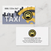 Radar Radio Signal Calling Taxi Cab Visitekaartje (Voorkant / Achterkant)