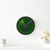 Radar Searning Screen Wall Clock Ronde Klok (Huis)