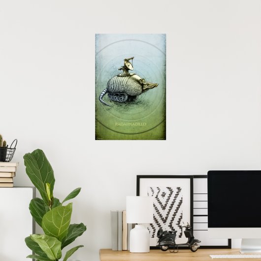 Radarmadillo Poster (Thuiskantoor)