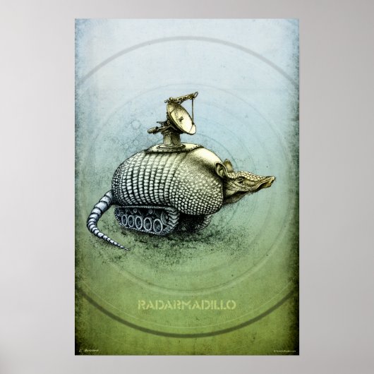 Radarmadillo Poster (Voorkant)
