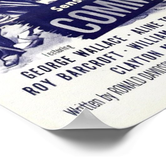 RadarMannen van de maan Poster (Hoek)