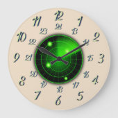 Radarnabijheid met militaire tijd grote klok (Voorkant)