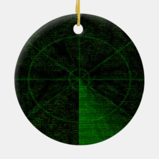 Radarornament Keramisch Ornament (Achterkant)