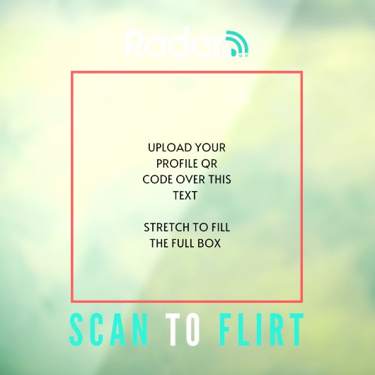 RadarQR-autowrak Decal (transparante achtergrond) (Vel 3)