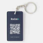 RadarQR-Sleutelhanger Sleutelhanger (achterkant)
