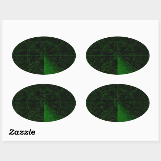 Radarstickers Ovale Sticker (Vel)