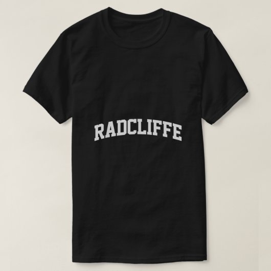 Radcliffe Arch Logo  Universiteit Alumni Styl T-shirt (Design voorkant)