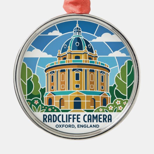 Radcliffe Camera Engeland Metalen Ornament (Voorkant)