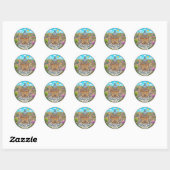 Radcliffe Camera Engeland Ronde Sticker (Vel)