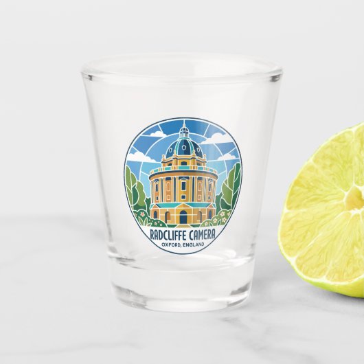 Radcliffe Camera Engeland Shot Glas (Voorkant)