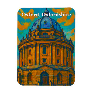 Radcliffe Camera in Oxford Gouache Schilderen Magneet
