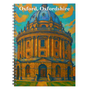 Radcliffe Camera in Oxford Gouache Schilderen Notitieboek