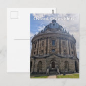 Radcliffe Camera naar Oxford Briefkaart (Voorkant / Achterkant)