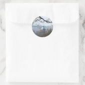 Radcliffe Camera, Oxford. Ronde Sticker (Tas)
