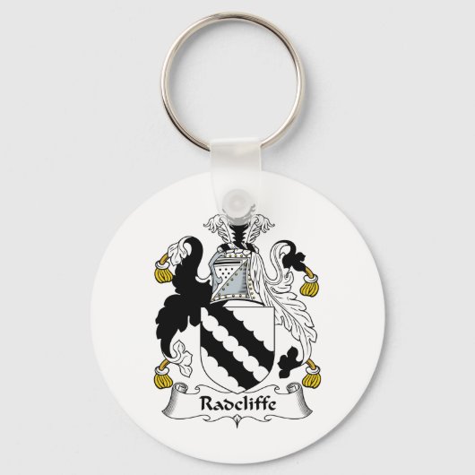 Radcliffe Family Crest Sleutelhanger (Voorkant)