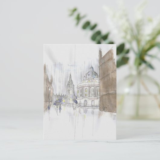 Radcliffe Square Briefkaart (Staand voorkant)