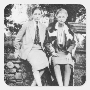 Radclyffe Hall en Una Vincenzo Vierkante Sticker