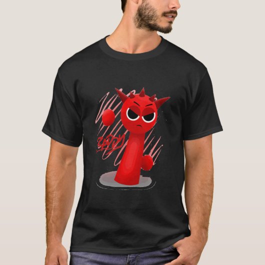 Raddy 3D van Sprunky Simon Funbot Jevin Oren Pin T-shirt (Voorkant)