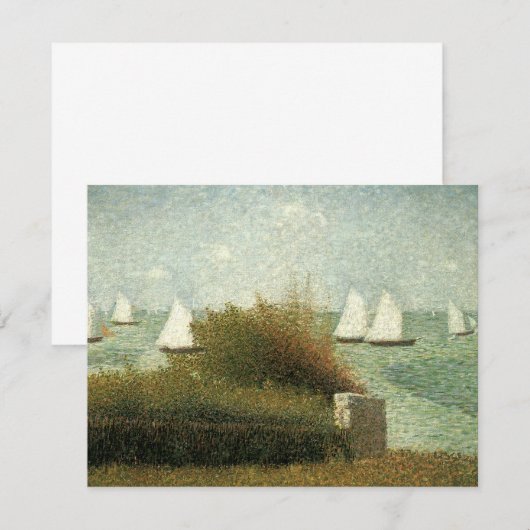 Rade de Grandcamp, door Georges Seurat, kunst (Voorkant / Achterkant)