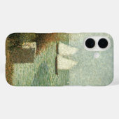 Rade de Grandcamp, door Georges Seurat,  kunst Case-Mate iPhone Case (Achterkant (horizontaal))
