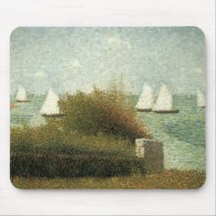 Rade de Grandcamp, door Georges Seurat,  kunst Muismat