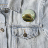 Rade de Grandcamp, door Georges Seurat, kunst Ronde Button 5,7 Cm (In situ)