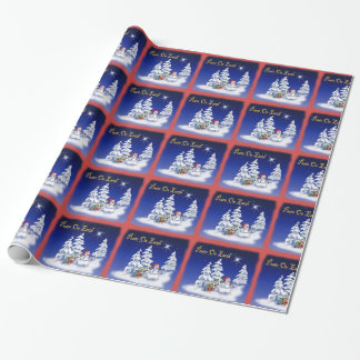 Radeklap voor cadeaubonade op aarde cadeaupapier