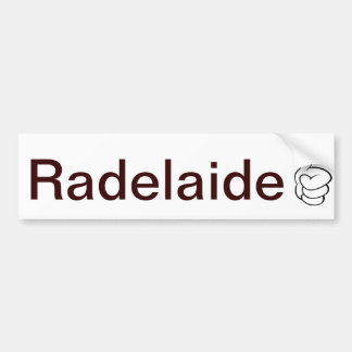 Radelaide Adelaide Bumpersticker