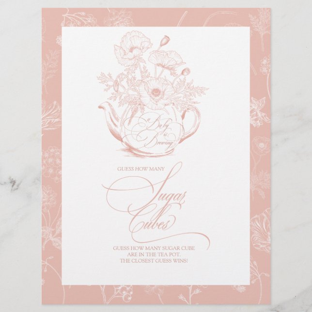  raden hoeveel roze Vrijgezellenfeest spel (Voorkant)